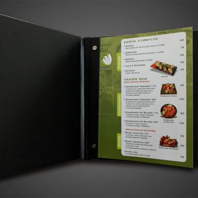 Cardápio de Madeira Yosugiru Sushi